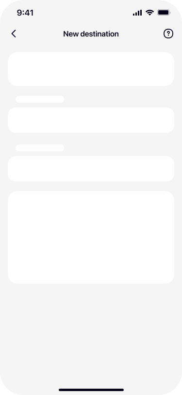 Empty Discord destination form in Re:Text with webhook instructions